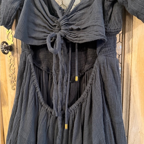 Free People Black Backless Dress - Picture 4 of 6